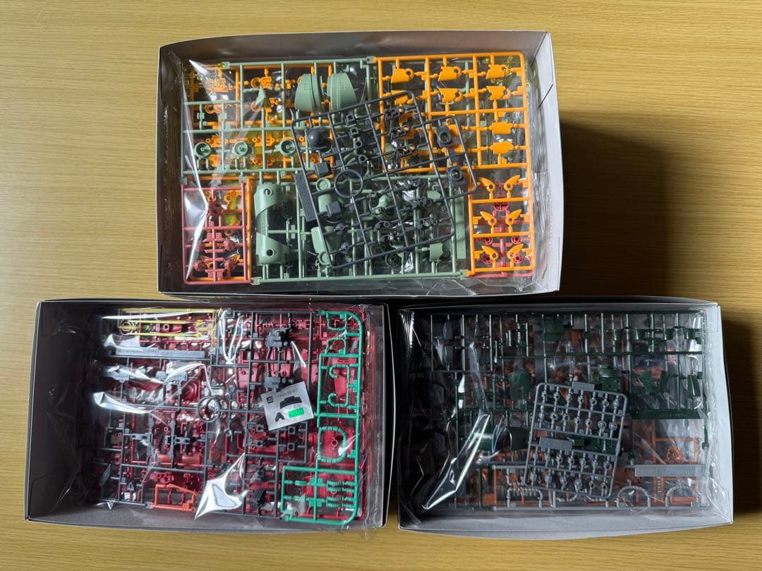 HGUCガンプラ 3体セット ゾック　マラサイ　ガルマザク