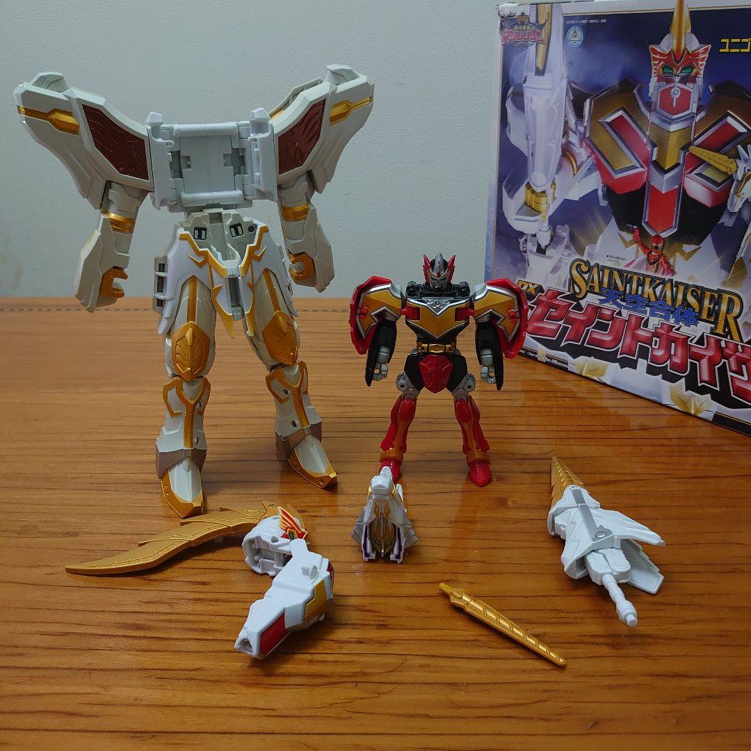 魔法戦隊マジレンジャー 天空合体 DXセイントカイザー 箱説明書あり