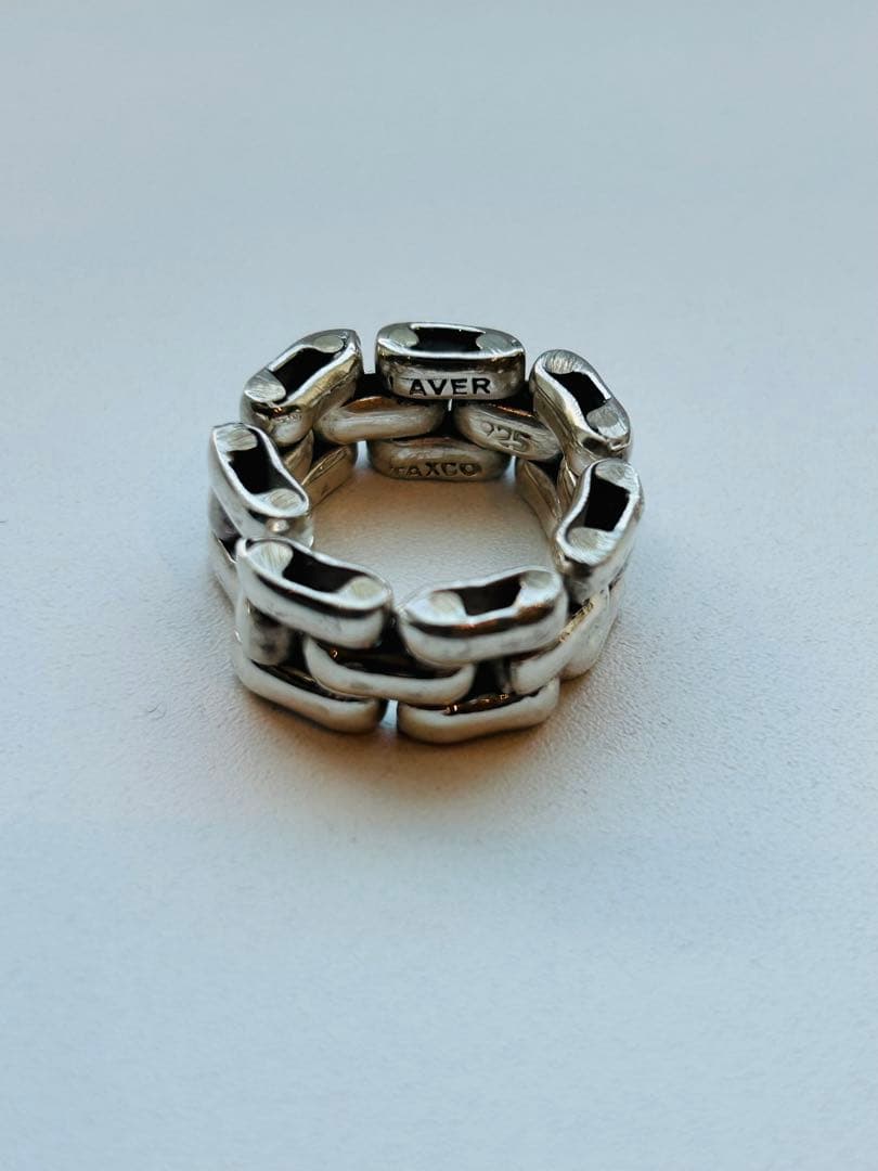 【極美品・箱付き】LAVER 3 LINK RING サイズS
