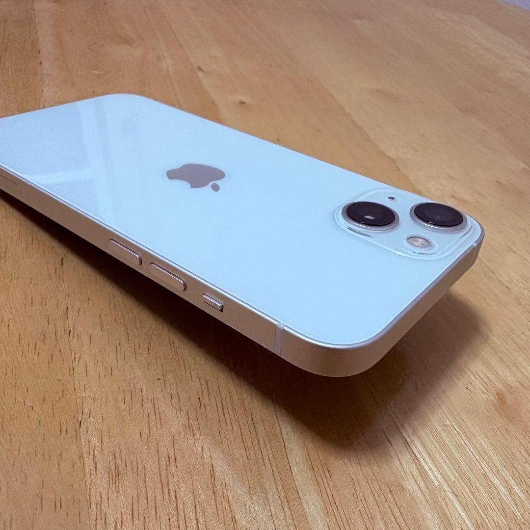 iPhone13 128GB SIMフリー　美品　白　スターライト　人気色！