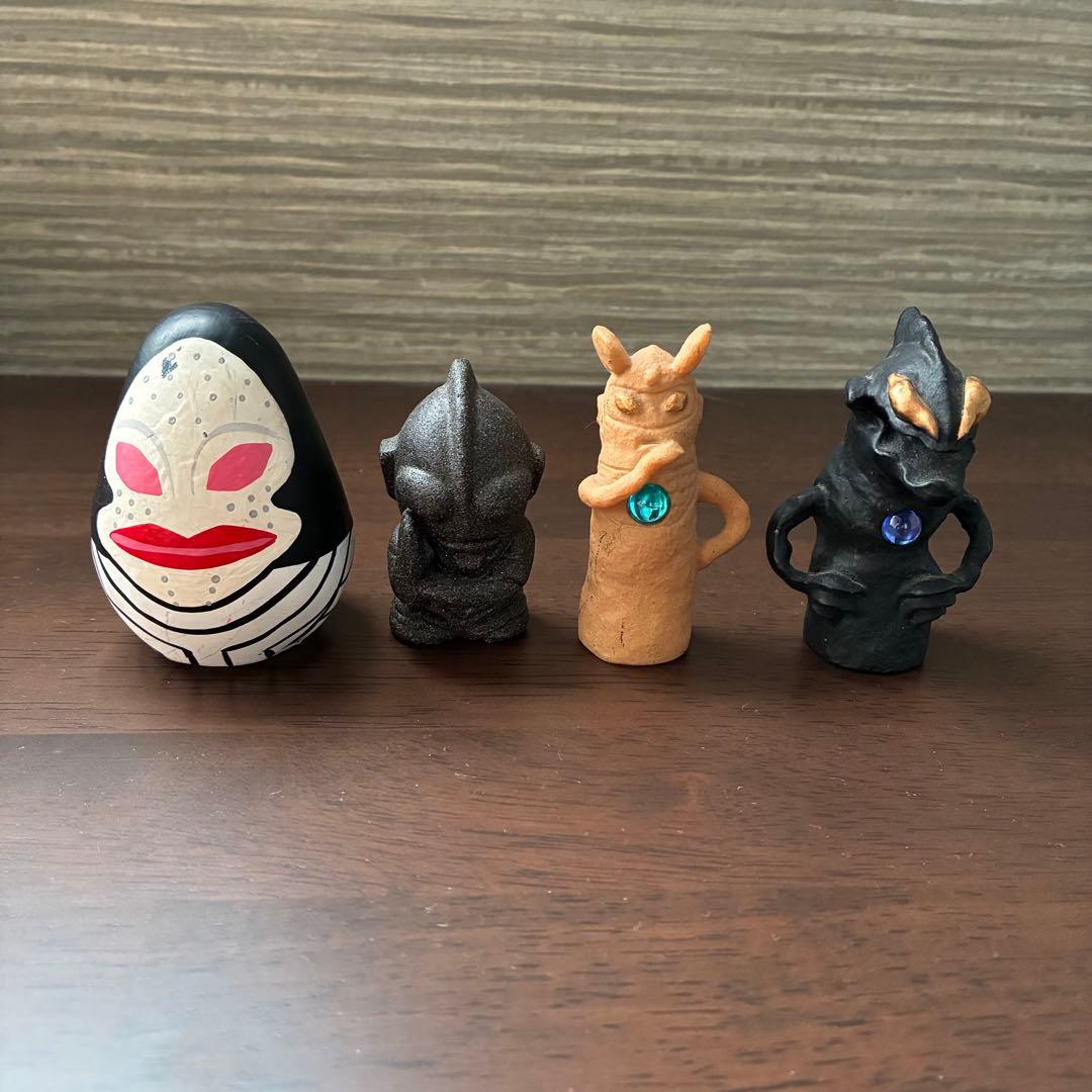 ウルトラマン ベリアル ゼロ 起き上がり小法師 はにわ 桜島の火山灰 4点セット