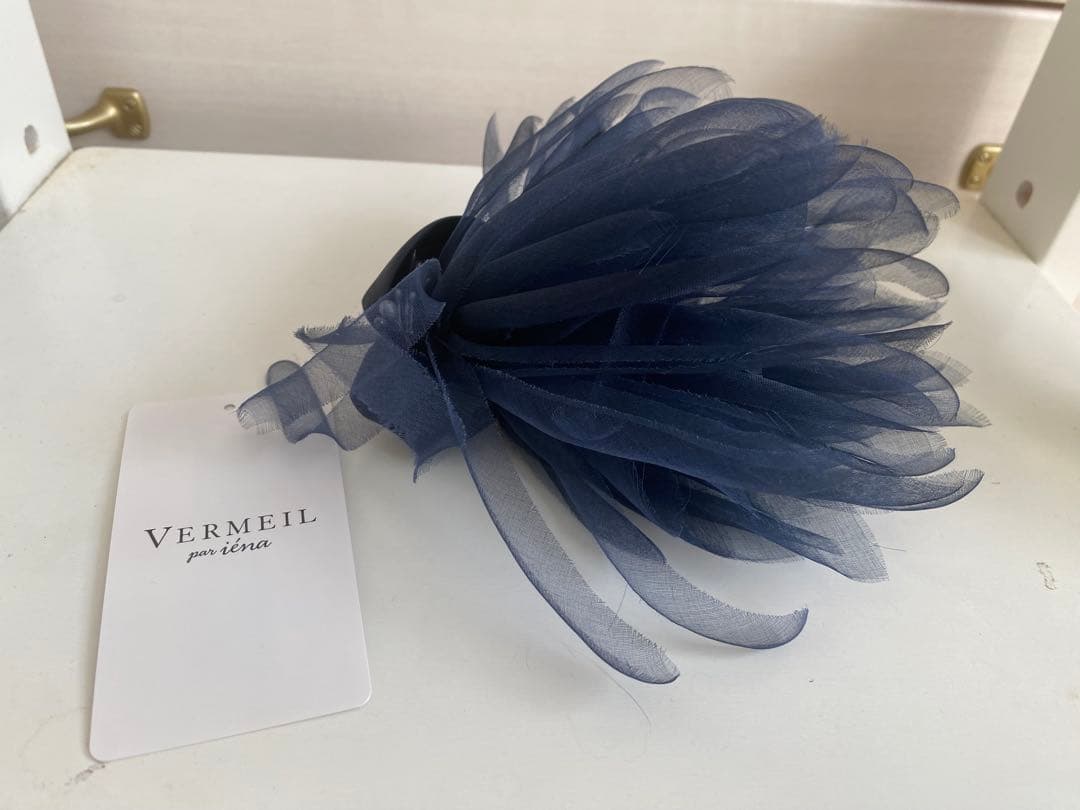 コサージュ VERMEIL ネイビー