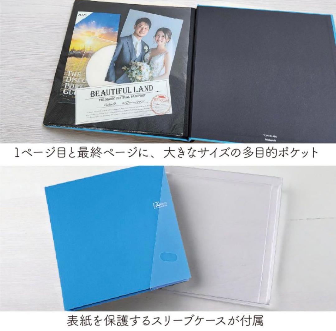 アルバム 3点セット　大容量 見開き12ポケット L判480枚　ナカバヤシ