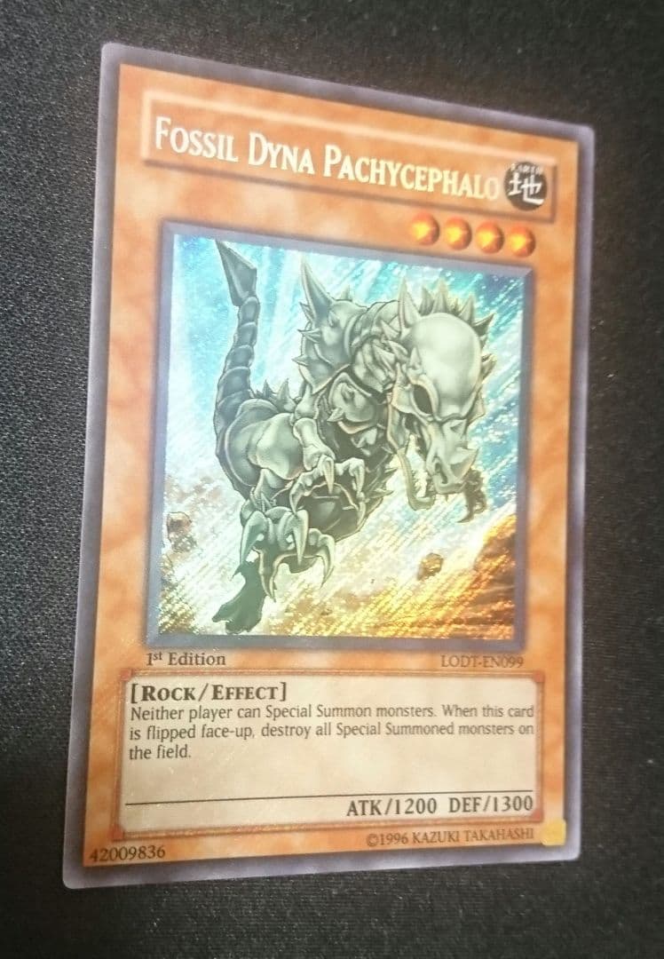 フォッシル・ダイナ パキケファロ　英語　EU版1stシークレット①　LODT