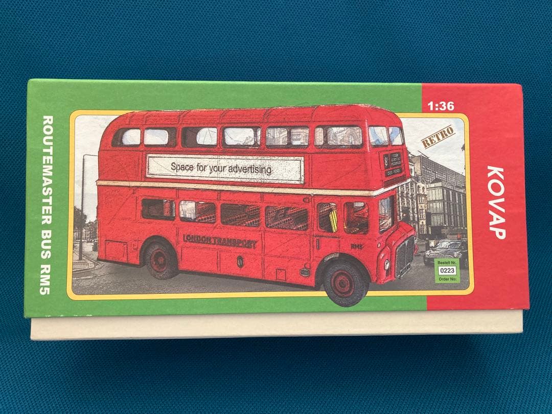 ブリキのおもちゃ　KOVAP レトロ　 ルートマスター RM5 ロンドンバス