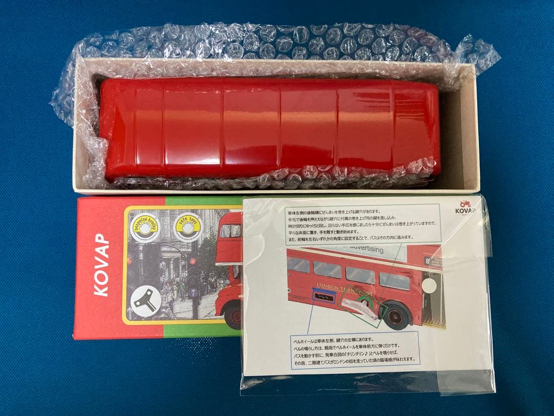 ブリキのおもちゃ　KOVAP レトロ　 ルートマスター RM5 ロンドンバス