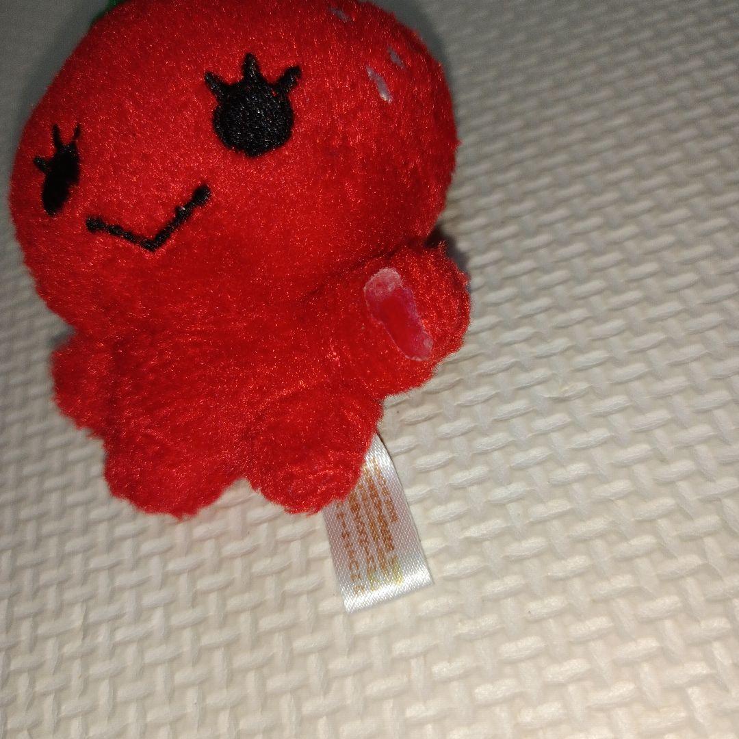 サンエックス　みかんぼうや　平成レトロ　いちご　ぬいぐるみ　キーチェーン　赤色