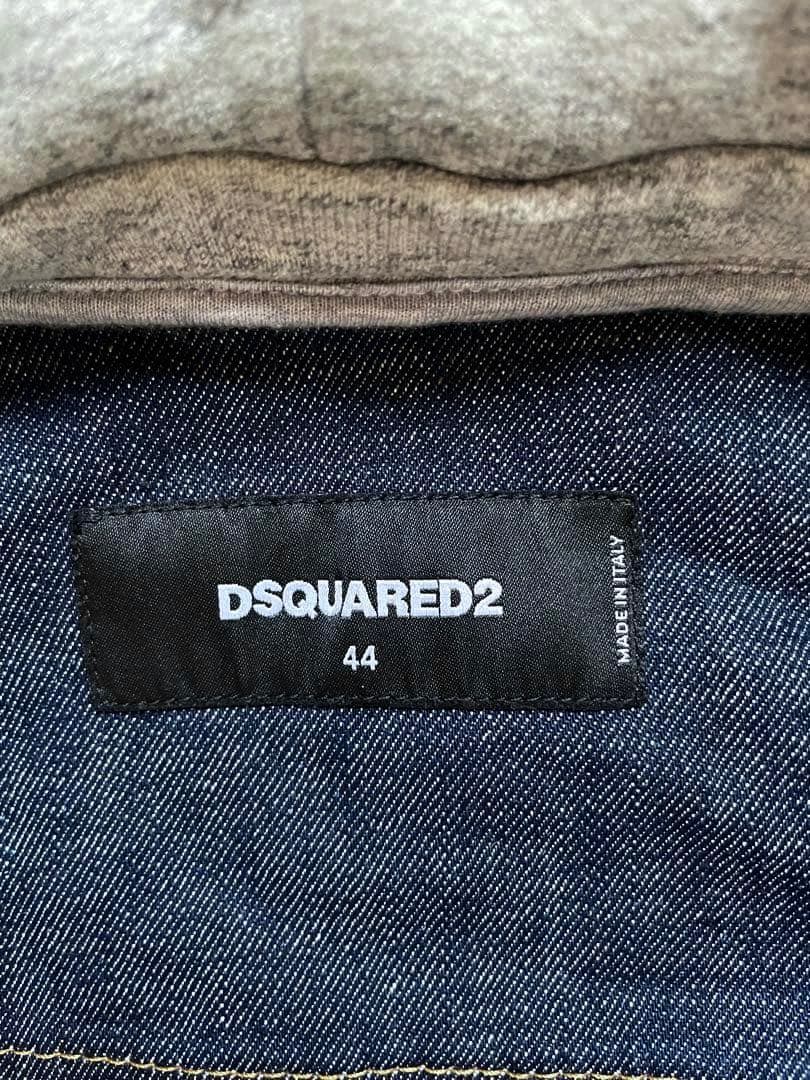 定価28万希少・新品・タグ付　袖レザーハイブリッド デニムジャケット サイズ44