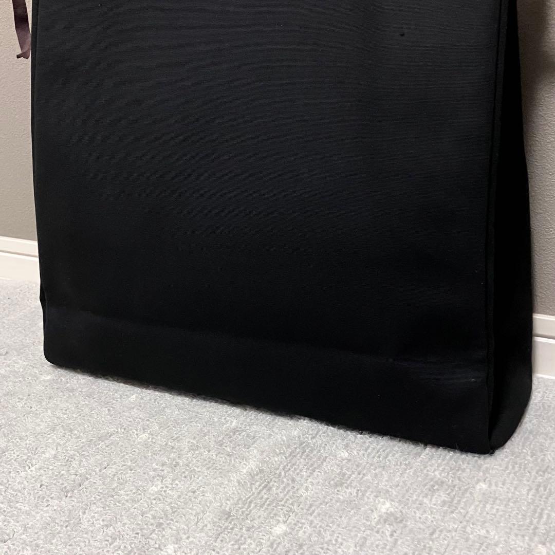 エルメス［エールバッグ］MM用　替えバッグ　ブラック　キャンバス　シルバー金具