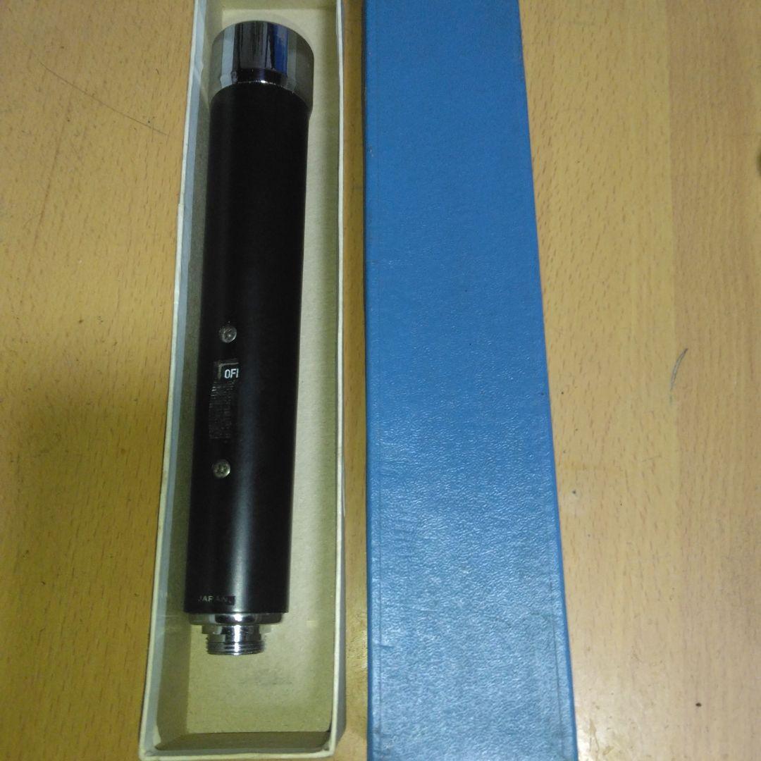 最終値下げ！ 当時物！日本製 コンデンサーマイク ？ブラック！コード欠品！