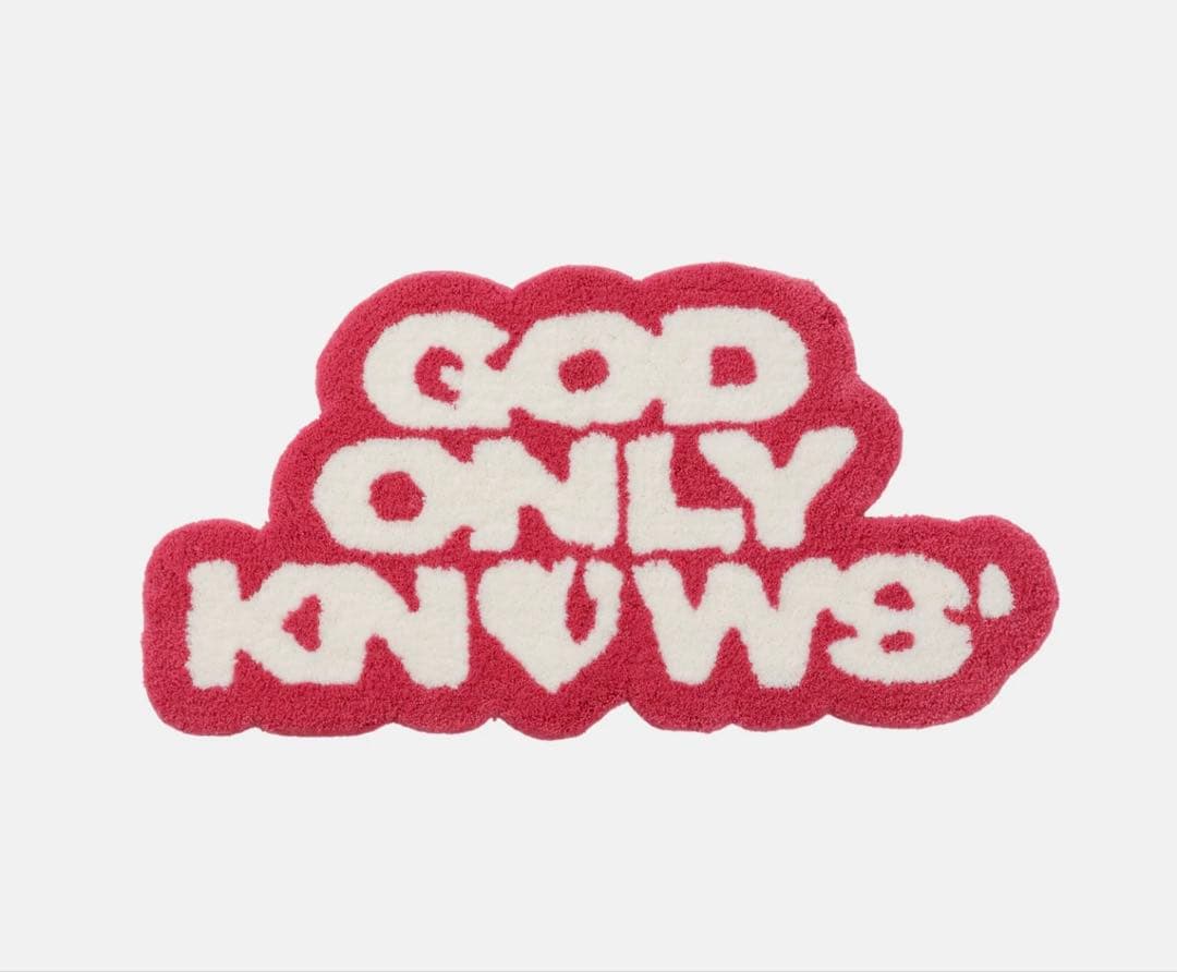 GOD ONLY KNOWS 岩田剛典　マット ロゴ ラグ　LOGO RUG