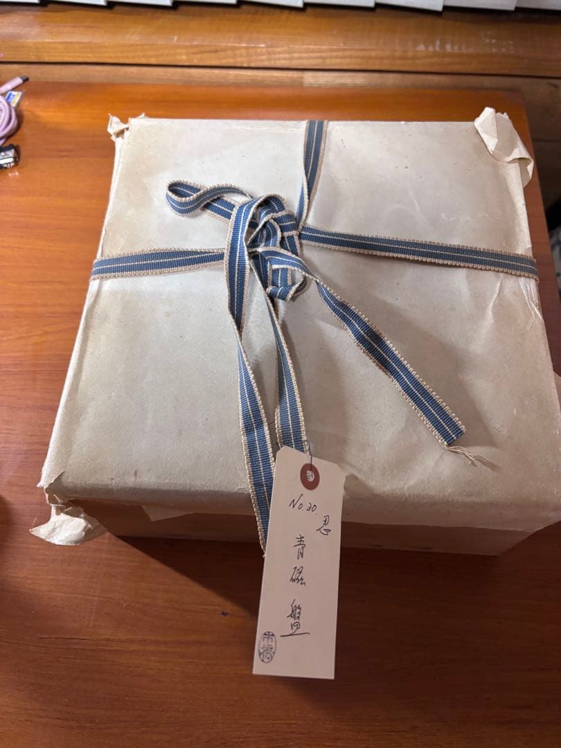 川瀬忍作！！！青磁盤