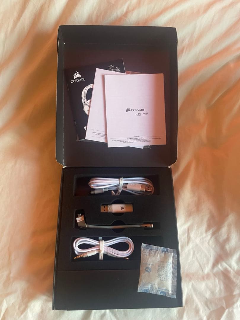 Corsair Virtuoso RGB Wireless ホワイト　パール