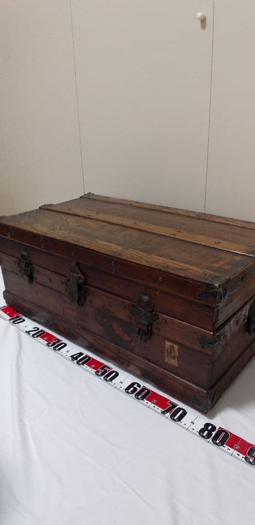 樫のトランク　アンティーク