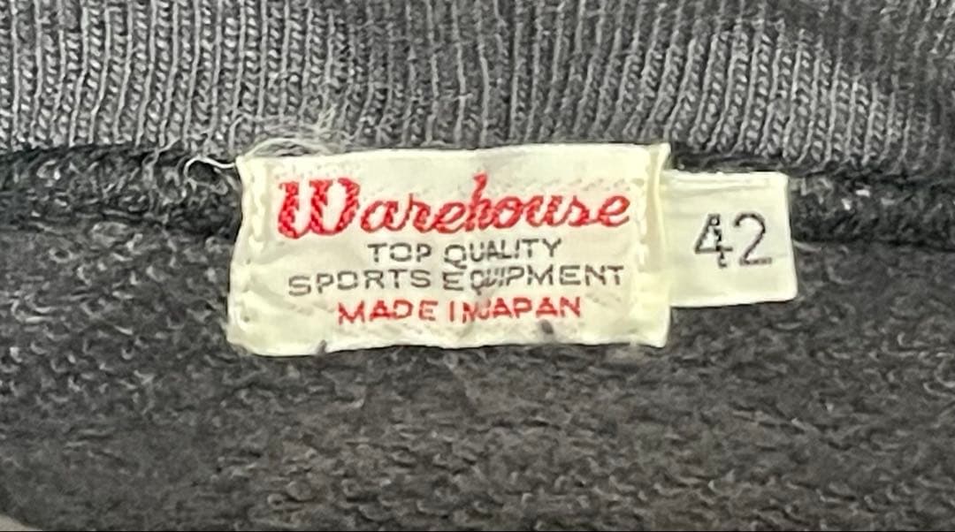 ウエアハウス LOT450 スウェットパーカー スミクロ 42（L）