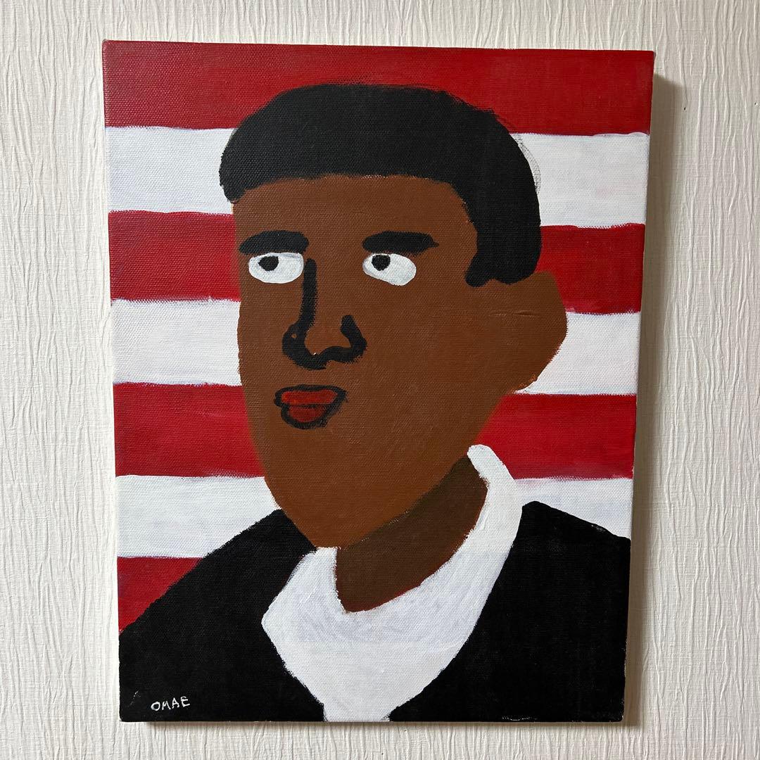 激レア　1of1 オバマ　アート　絵画