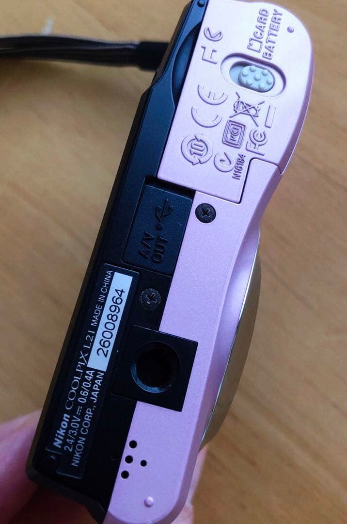 美品 NIKON COOLPIX L21 クールピクス ピンク デジカメ