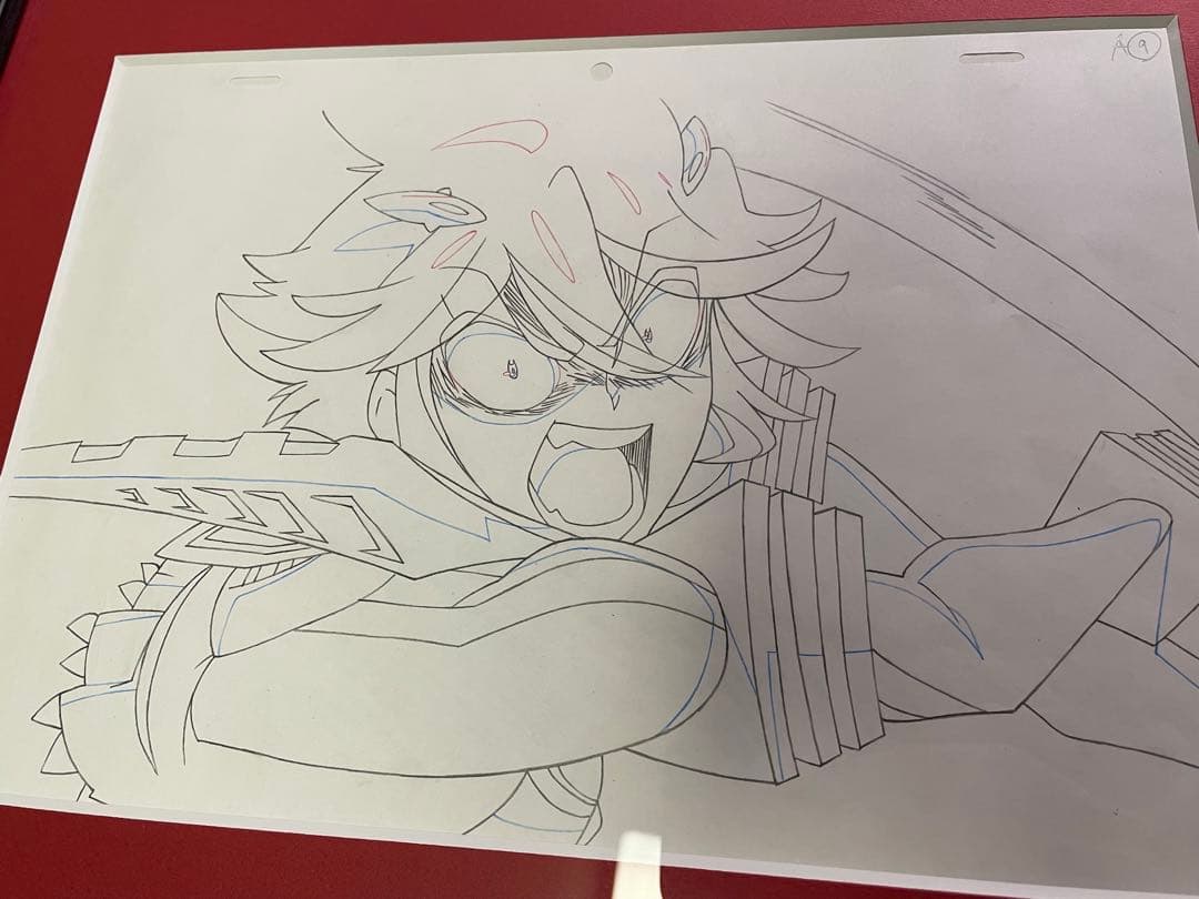 キルラキル 生動画(第12話纏流子vs針目縫 交戦シーン）額縁付き