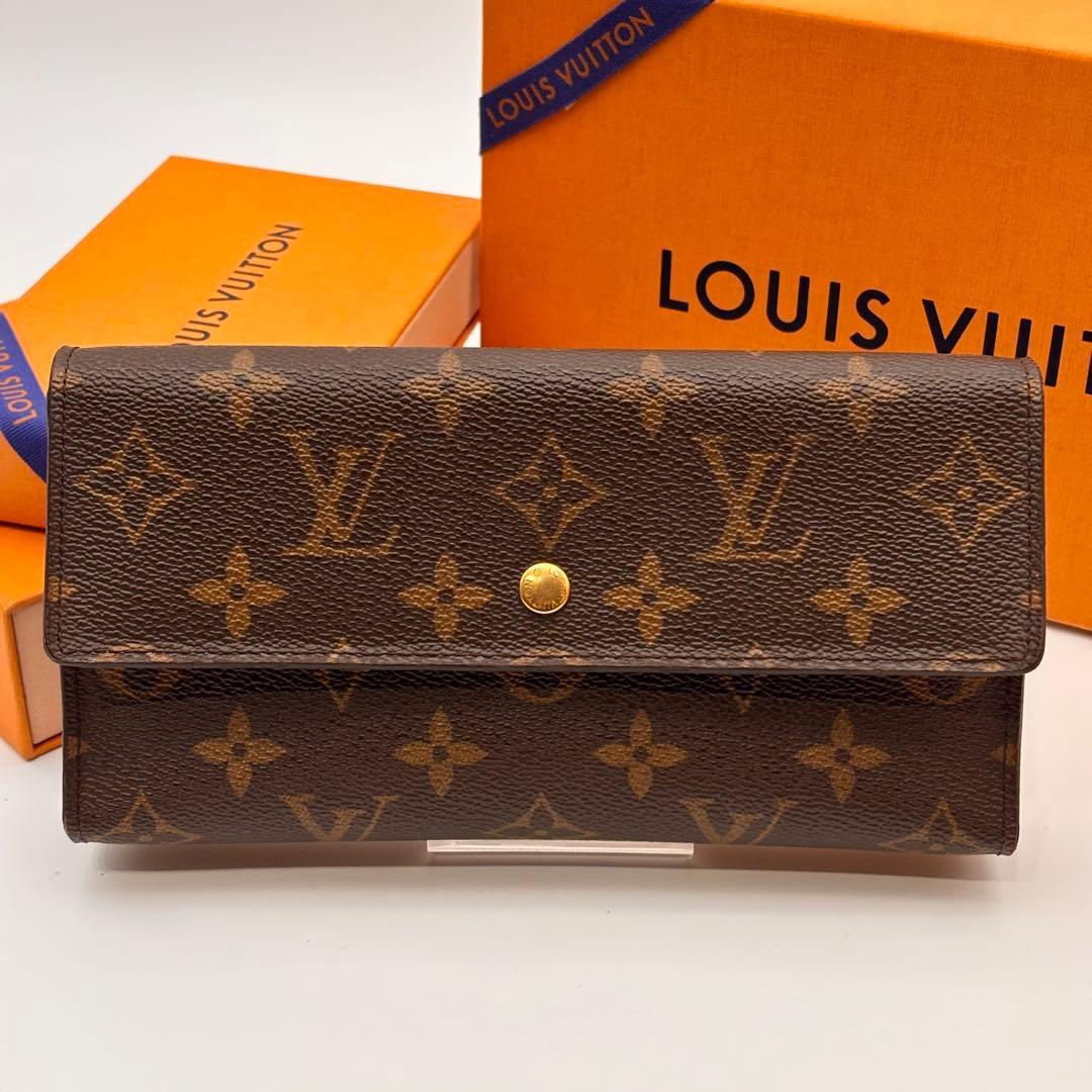 【鑑定済み】ルイヴィトン✨ポルトフォイユ インターナショナル 長財布 モノグラム