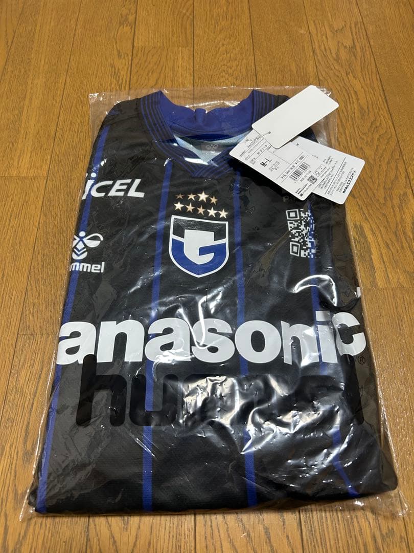 ガンバ大阪2024 レプリカ長袖ユニフォー　hummel M-L タグ付き