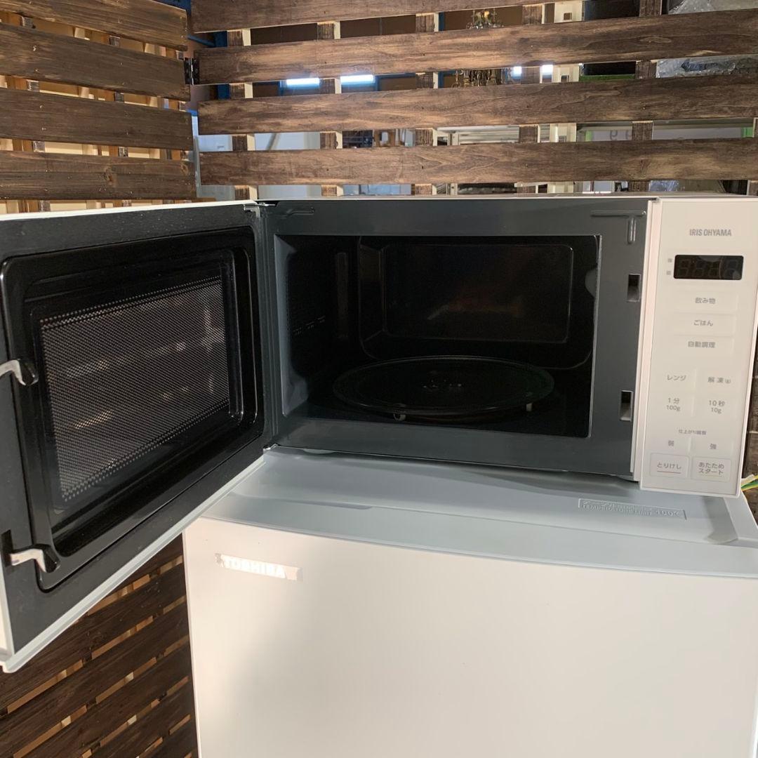 J166\" 国産メーカー 家電セット3点 ホワイト 冷蔵庫/洗濯機/電子レンジ