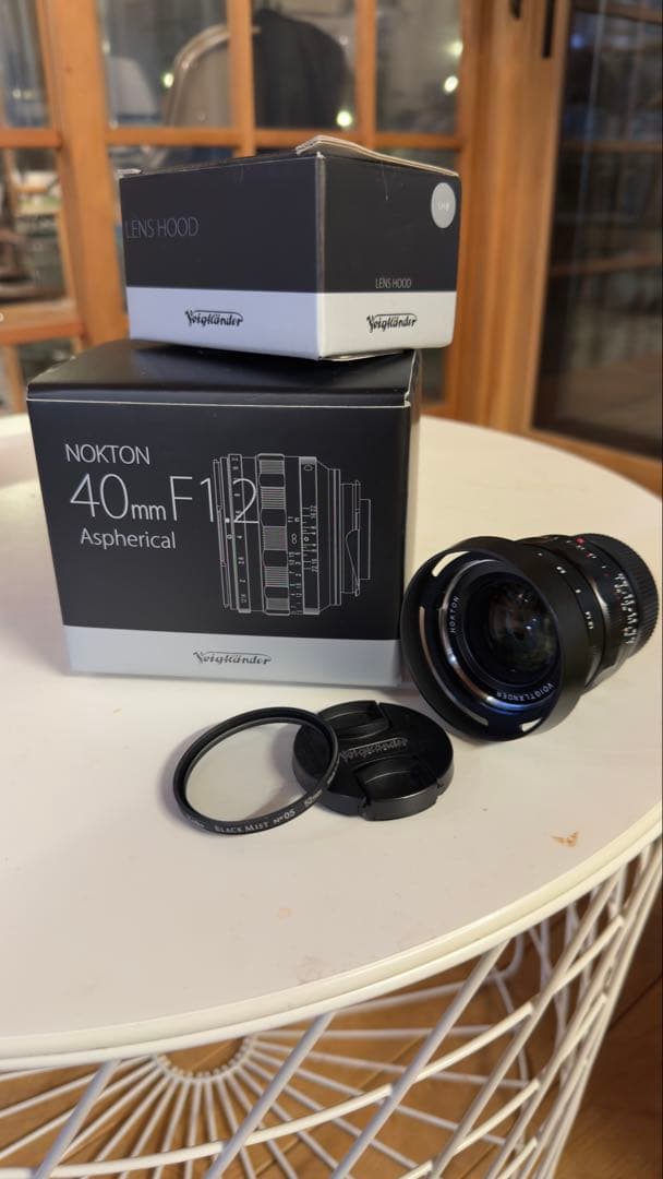 NOKTON 40mm F1.2 Aspherical VM レンズ＋フード付き