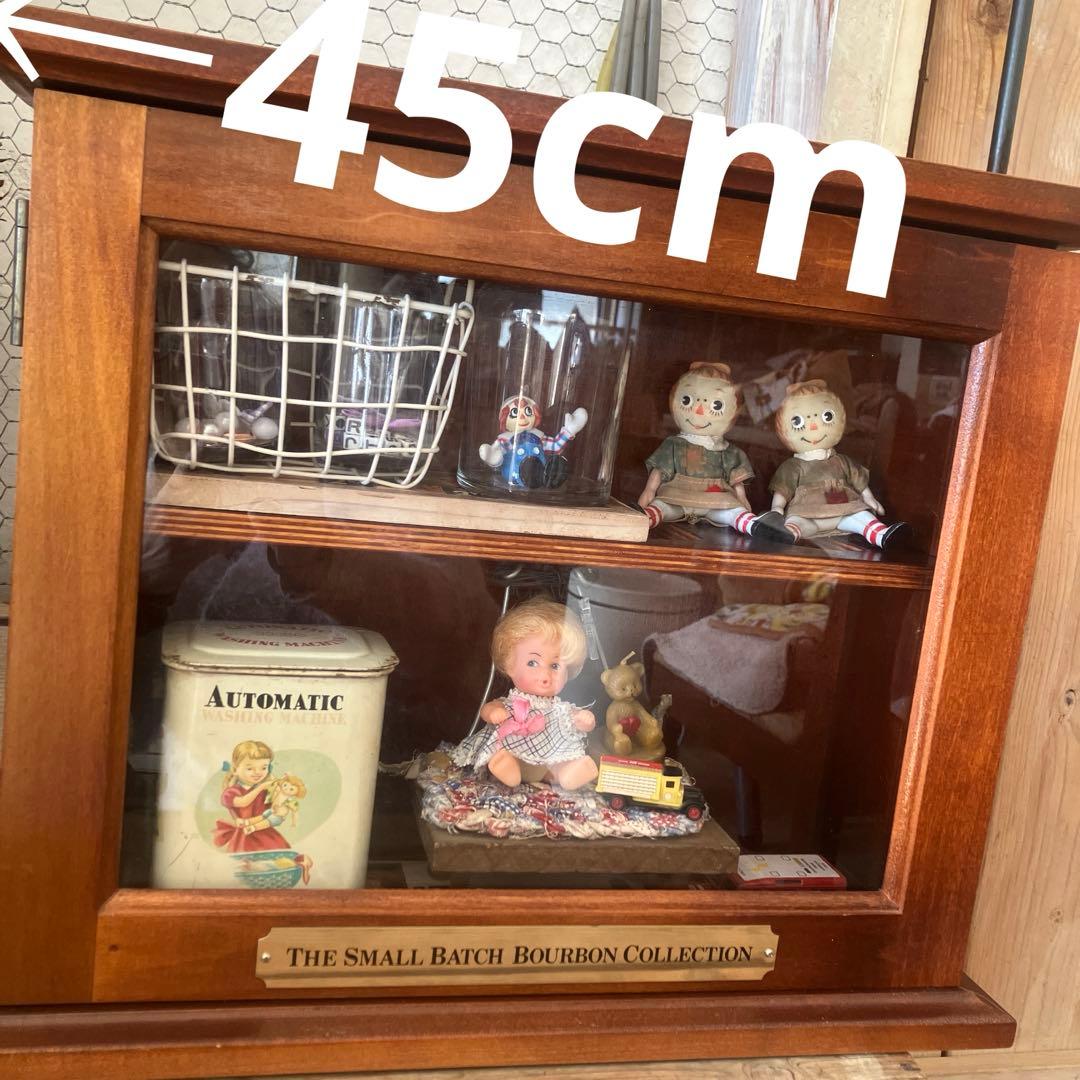 ビンテージ　ケース　バーボンケース ディスプレイ棚　飾り棚