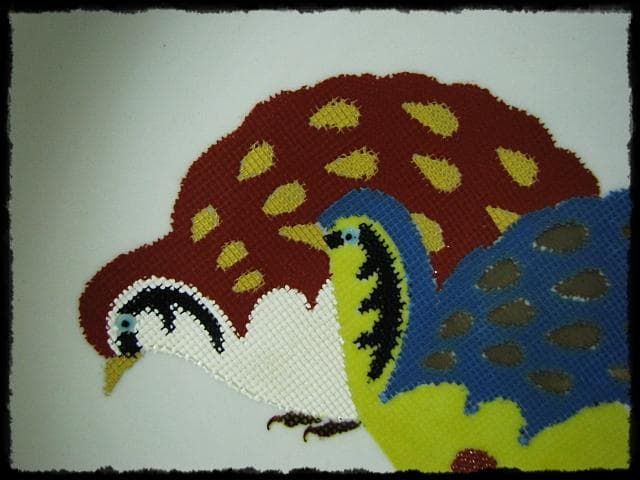 色絵 飾皿 武腰 昭一郎 九谷庄三洞 四代 善平 師北出塔次郎 茶道具 d180