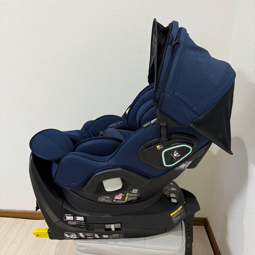 【美品】アップリカ　マモリラ ISOFIX チャイルドシート　ケープネイビー