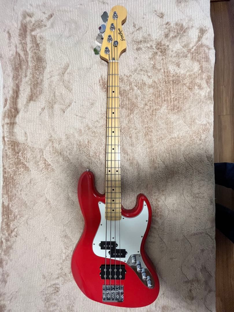GrassRoots G-JB レッド PB+ハムバッカー ジャズベースタイプ