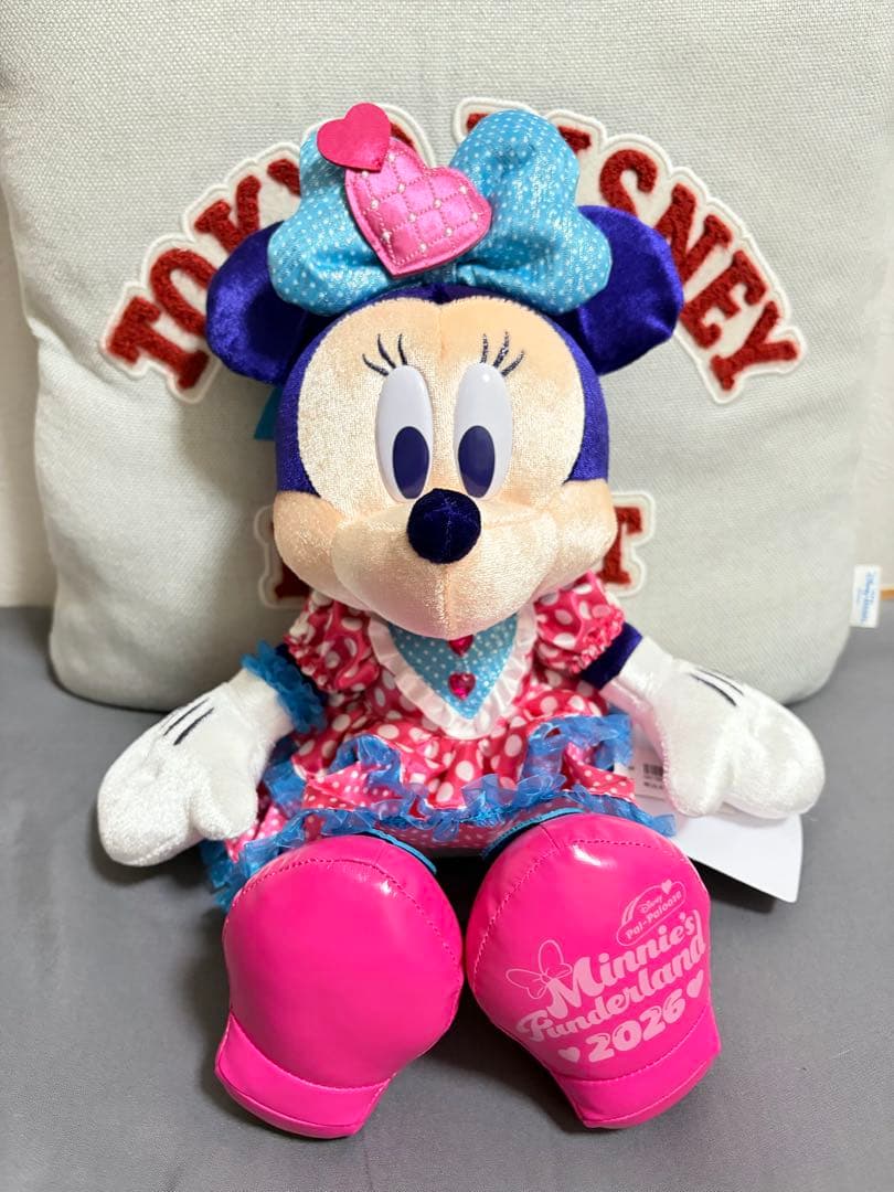 【お写真更新】ミニー　ぬいぐるみ　パルパルーザ　ミニー　ファンダーランド