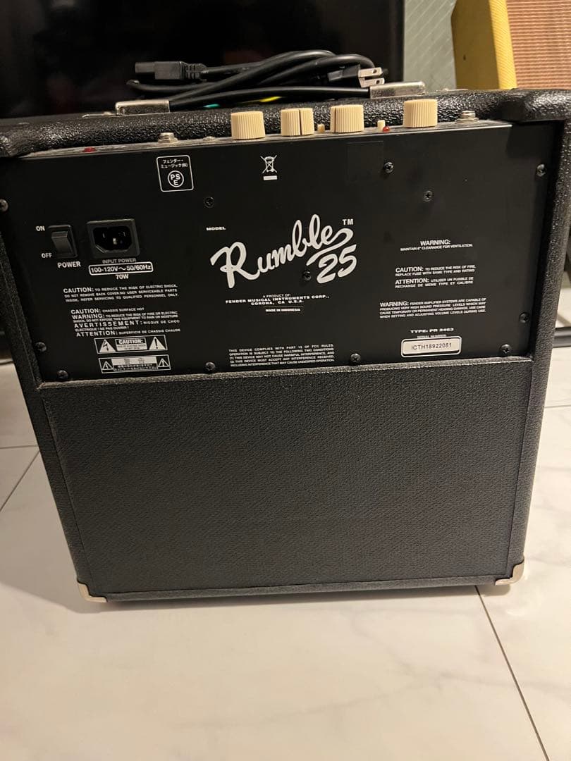 アンプ fender rumble 25