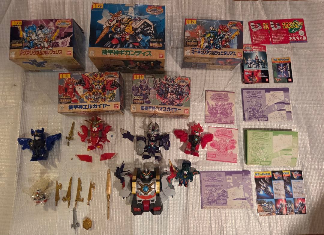 元祖SDガンダム　ガンジェネシス6体フルセット(当時物)