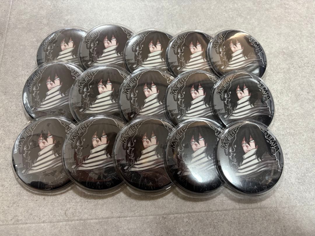僕のヒーローアカデミア コレクション缶バッジ 相澤消太 15個セット