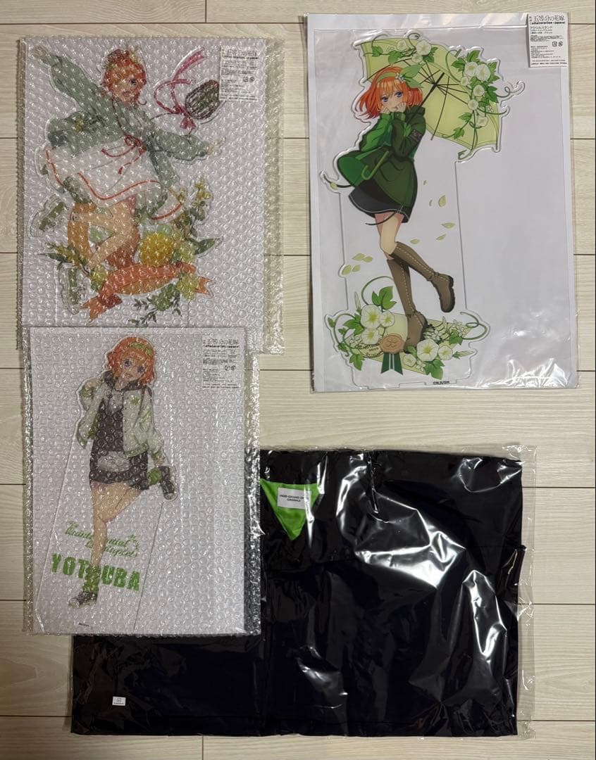 五等分の花嫁　中野四葉グッズ　まとめ売り　アクリルスタンド等