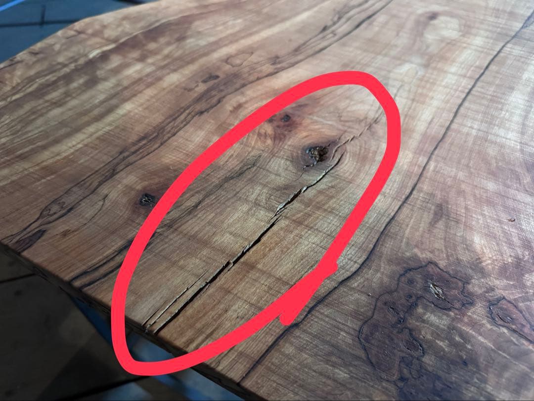 【最終価格！早い者勝ち！】栃　トチ　一枚板テーブル　店舗什器　ディスプレイ