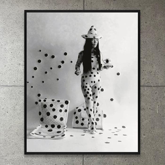 額装品/SelfObliteration/草間彌生/ポスター/アート/インテリア