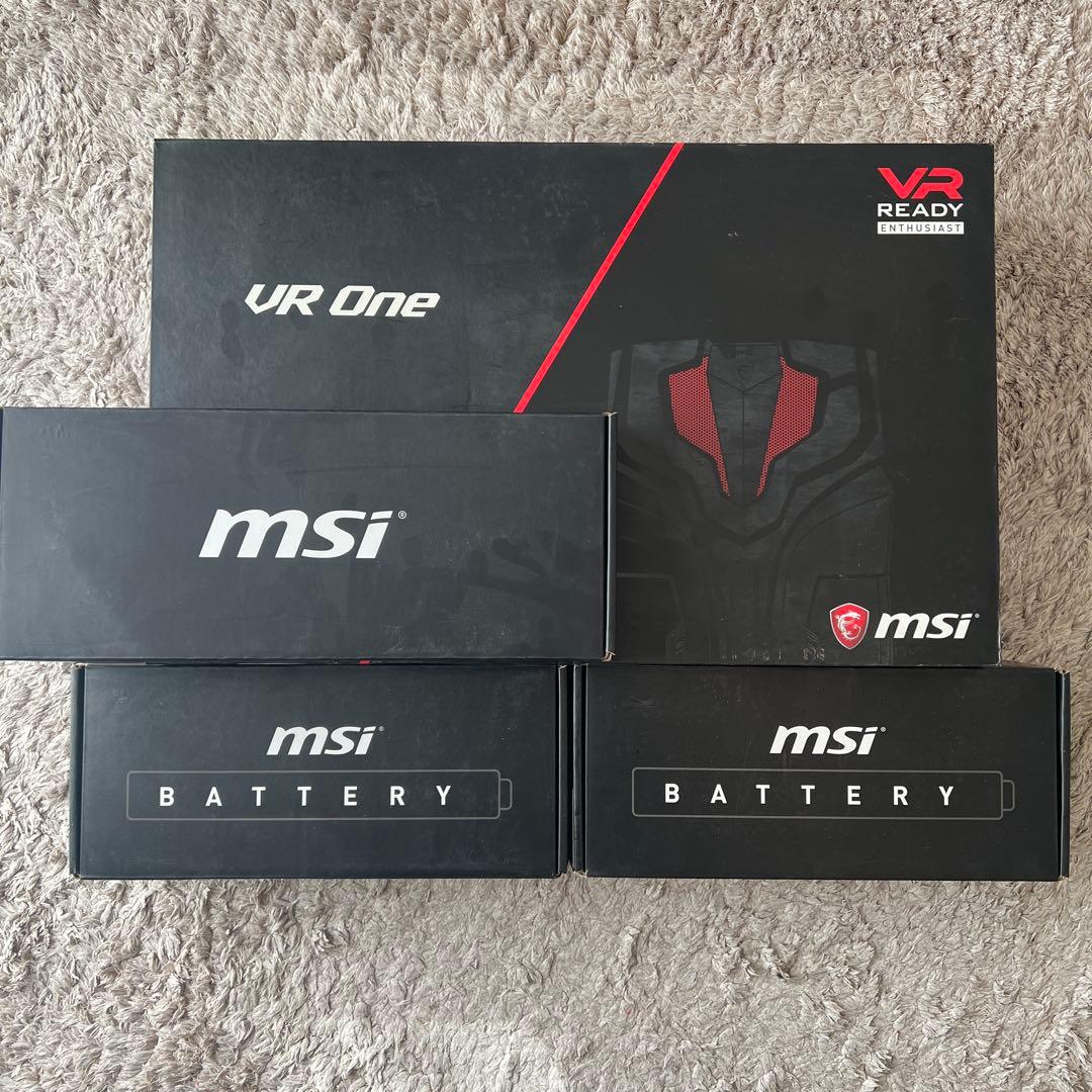 MSI VR ONE ゲーミングPC バックパックPC Windows