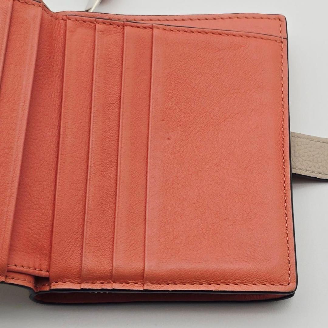 LOEWE ロエベ トライフォールド コンパクトウォレット 二つ折 アナグラム.