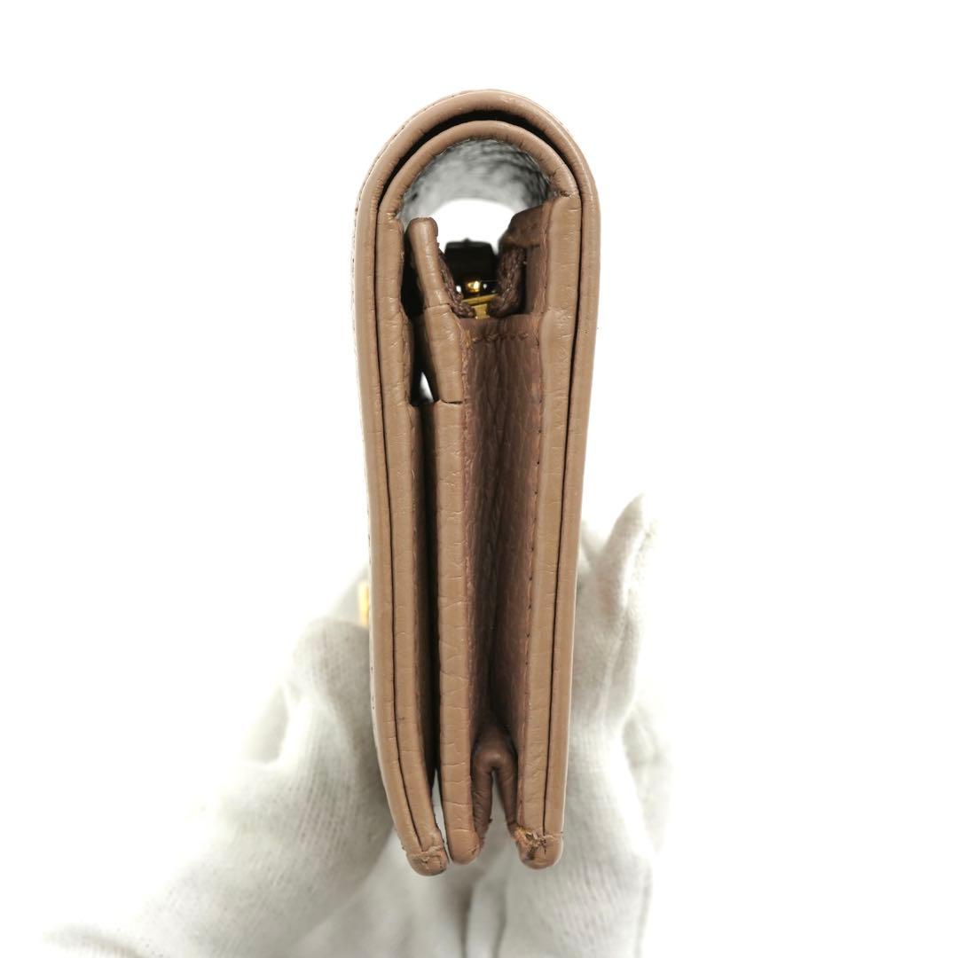 ✨未使用に近い✨　GUCCI ミニ財布　マーモント　GGロゴ 二つ折り　刻印