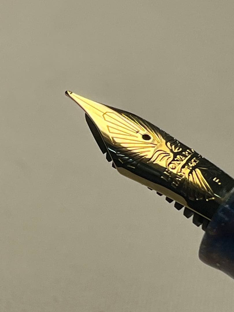 試筆のみ　レオナルド万年筆　モーメント ゼロ グランデ 14金ニブ