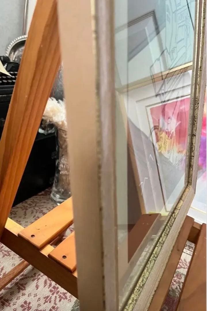 シルクスクリーン　限定版　サイン、ED有　額入り　ジニー・キム　希少　蝶