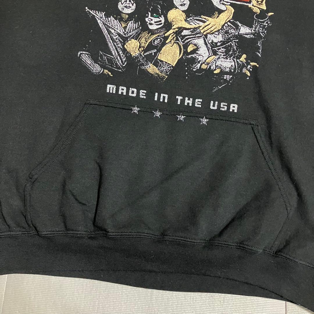 KISS イギリス製「モンスター～地獄の獣神」公式 フーディー 黒XL