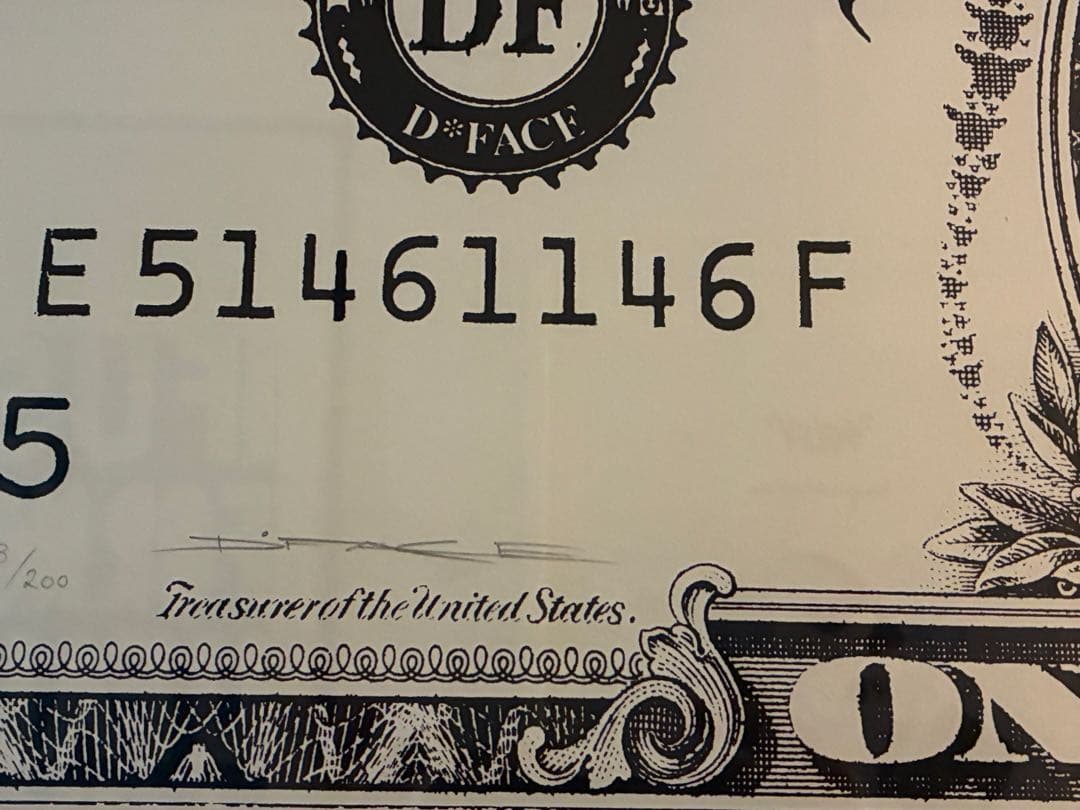 D*FACE One Doller 2007 シルクスクリーン