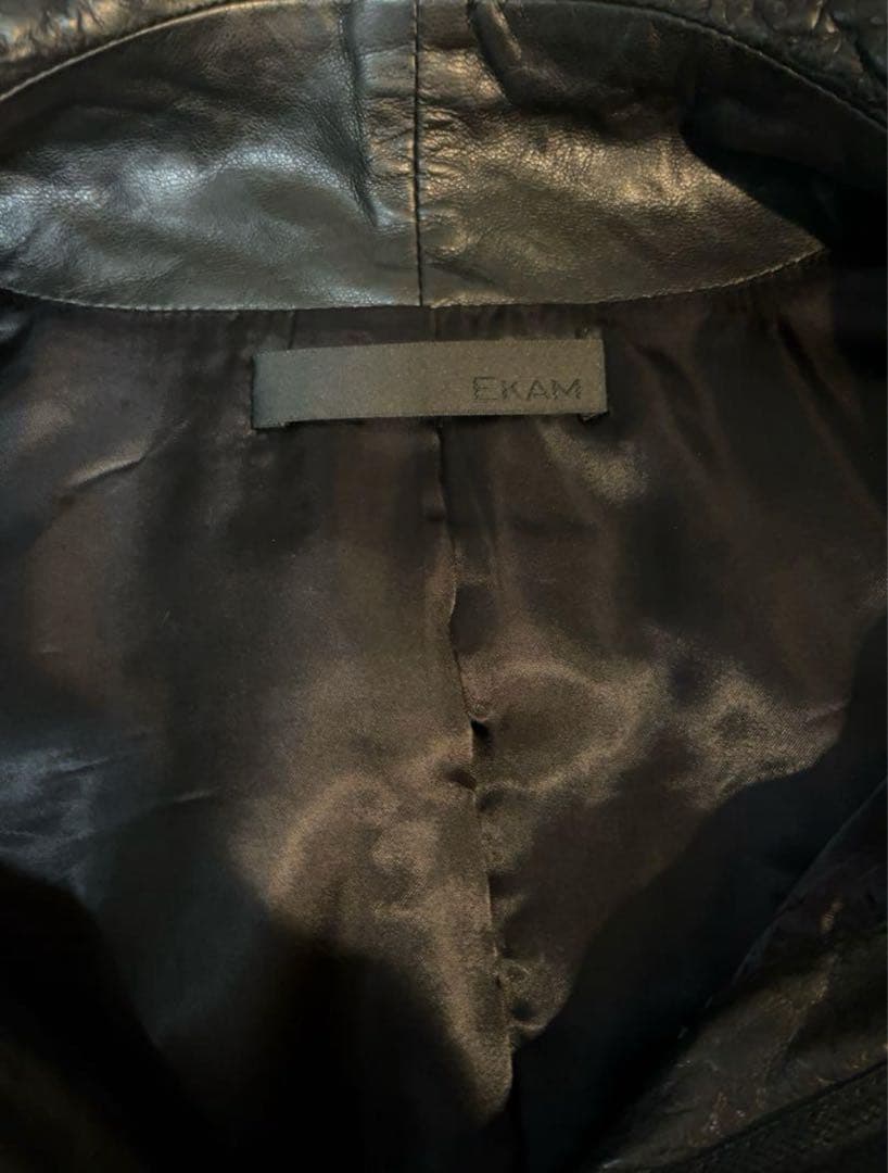 ジャケット・アウター ekam leather jacket