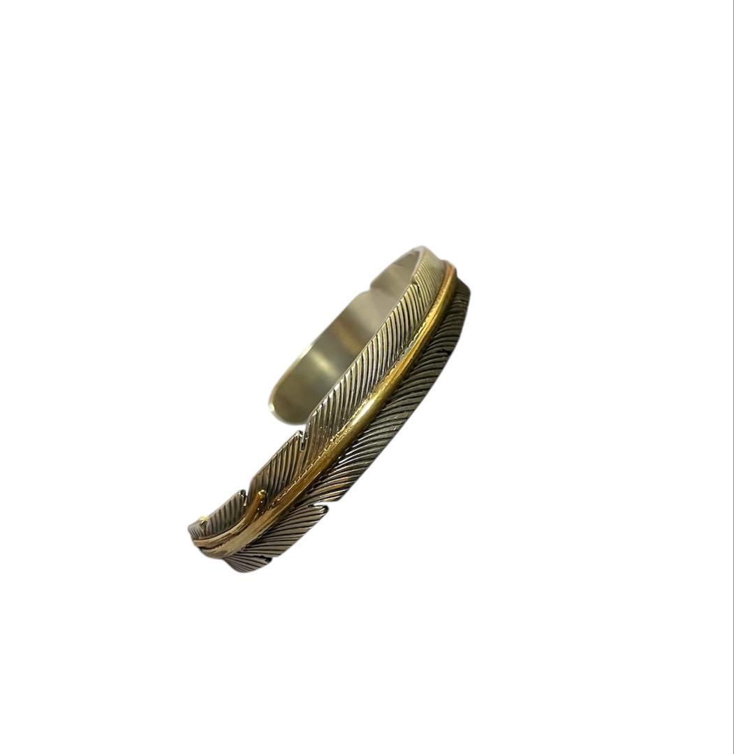 ナバホ族 Harvey Mace ハーヴィーメイス フェザーバングル最終値下げ