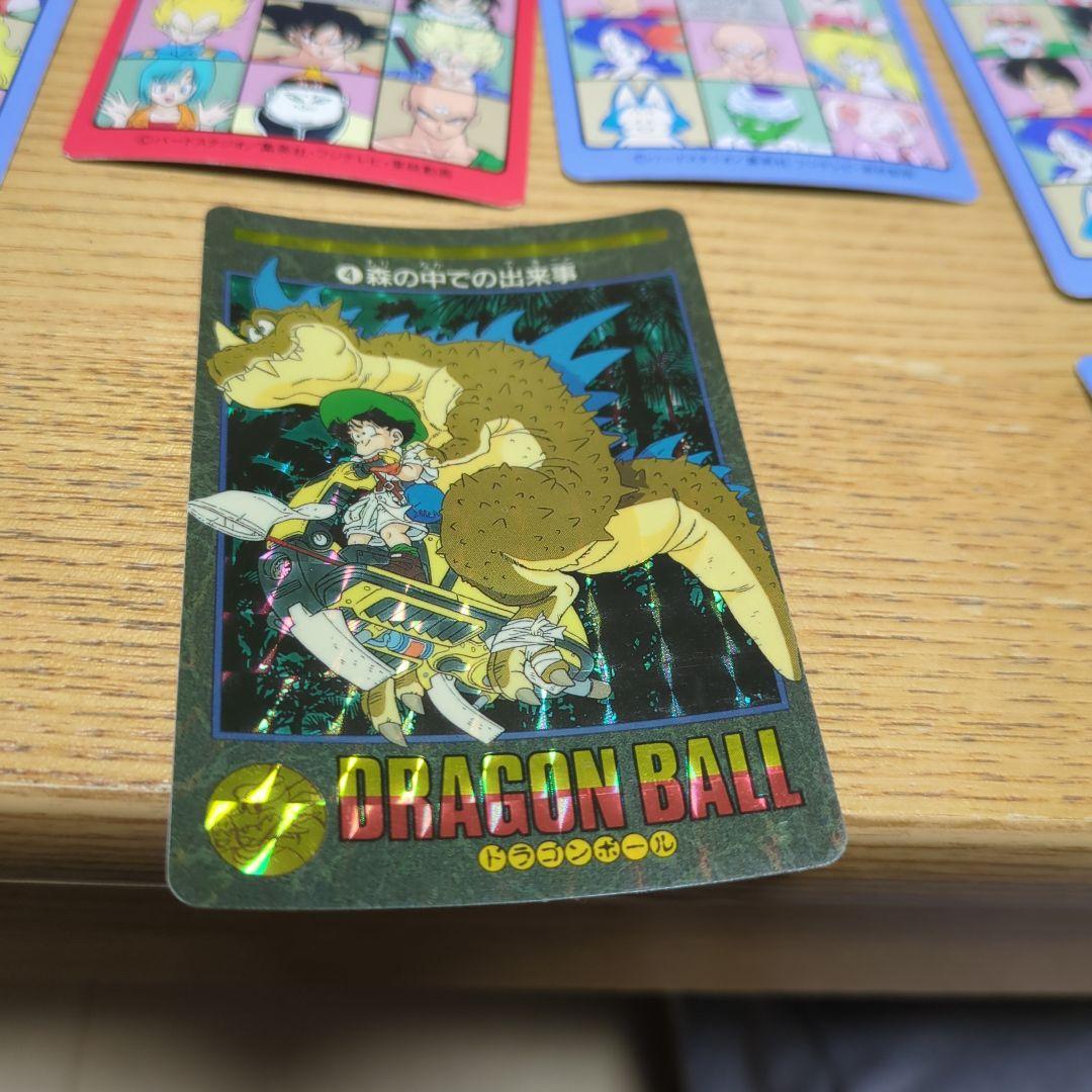 当時物ドラゴンボール ビジュアルアドベンチャーカード19種セット（キラ1枚有り）