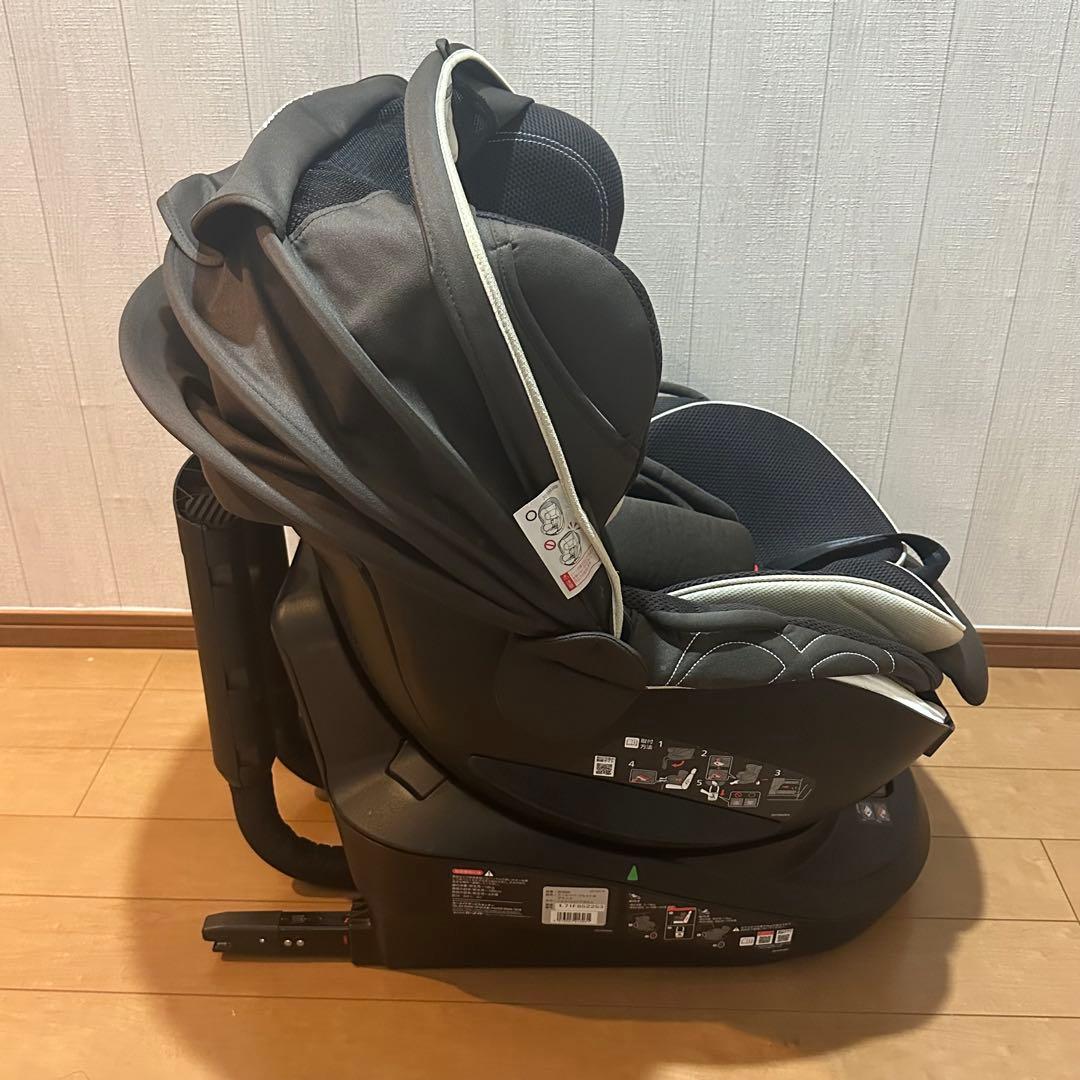 エールベベ クルット4i グランス チャイルドシート回転式 ISOFIXブラウン