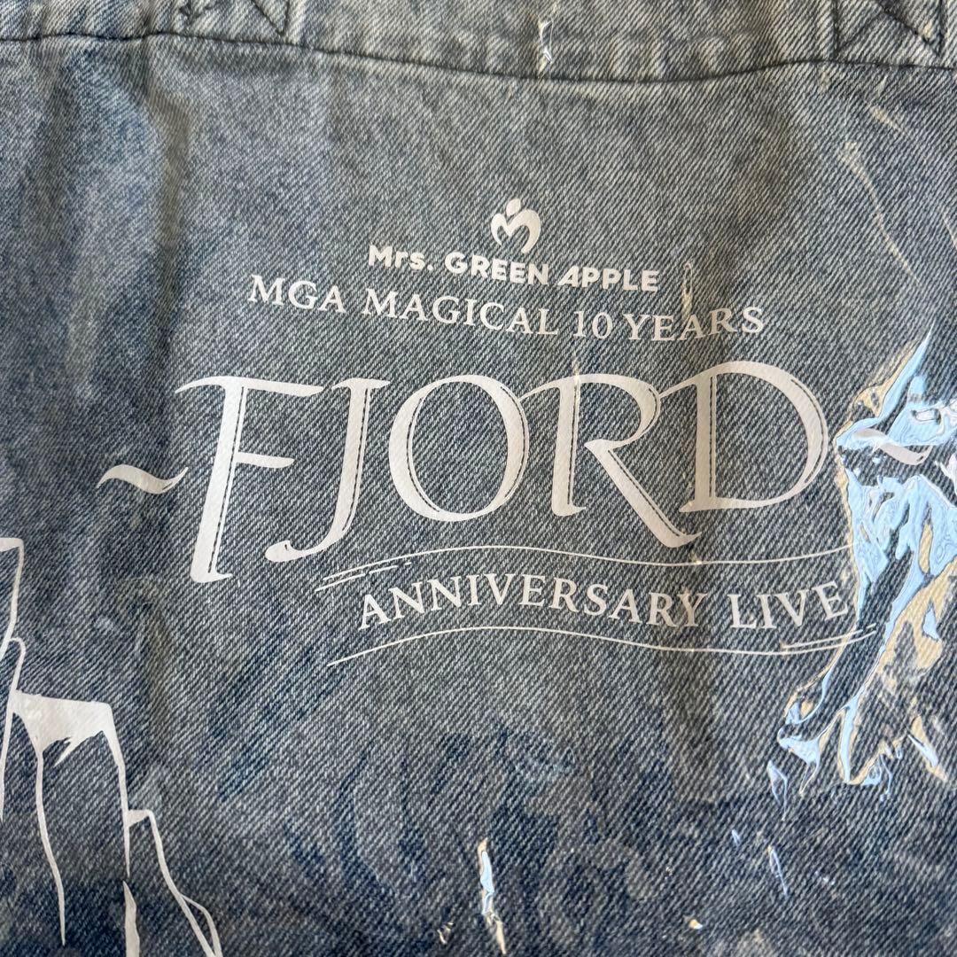 ミセスグリーンアップル FJORDデニムバッグ　トートバッグ　フィヨルド　ミセス
