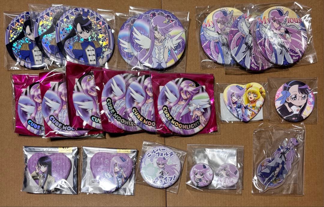キュアムーンライト　月影ゆり　缶バッジ　オーナメント